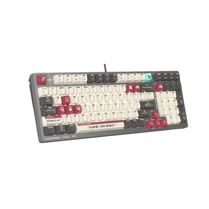 BLOODY S98 SPORTS GAMING KEYBOARD WITH CABLE RED