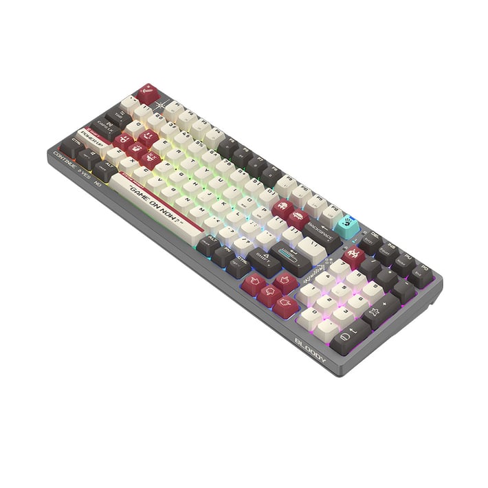 BLOODY WS98 GAMING KEYBOARD WIRELESS PIXELS RED