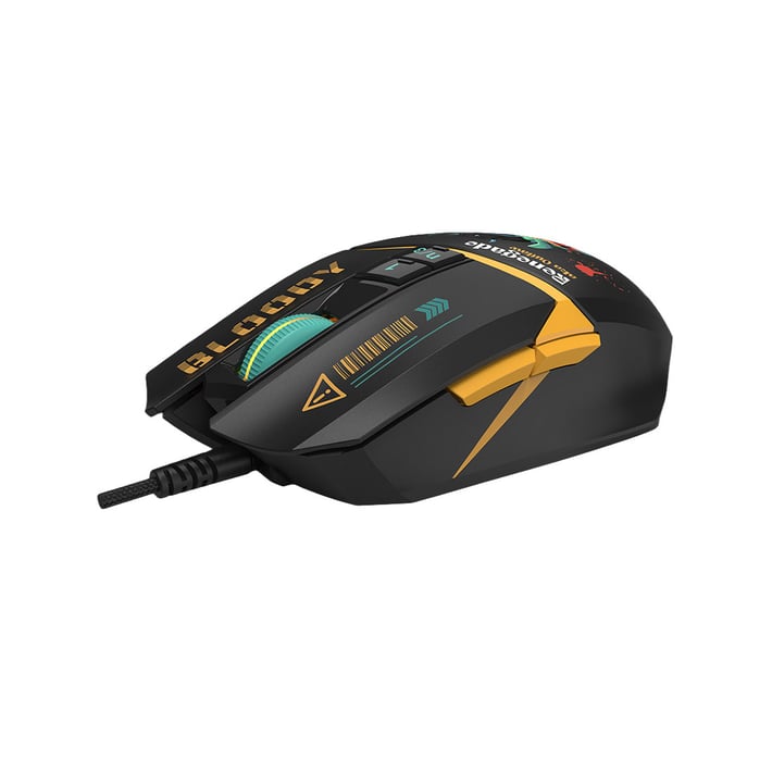BLOODY W63 MAX GAMING MOUSE WITH CABLE RENEGADE MIDNIGHT