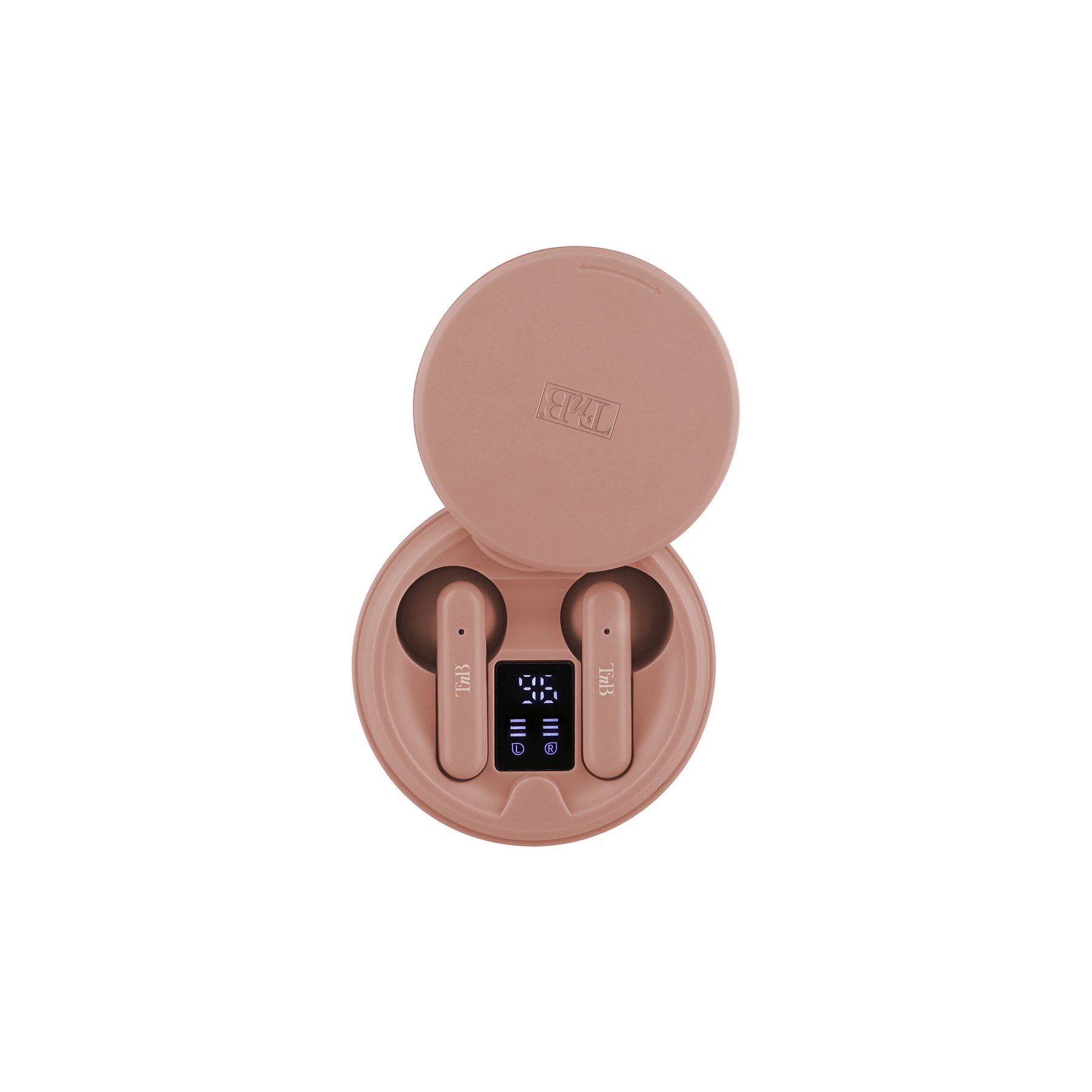 Headphones TNB Shiny 2, wireless, with Bluetooth, pink, 95 dB