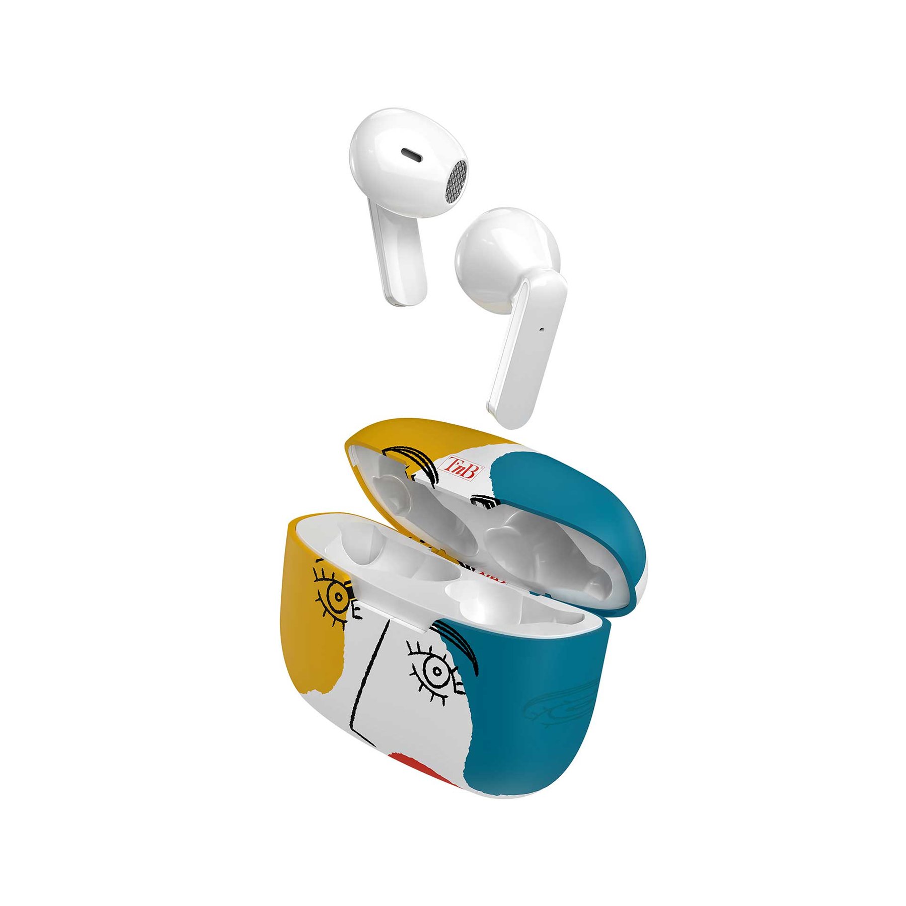 Headphones TNB Xclusiv Art 3, wireless, with charging case