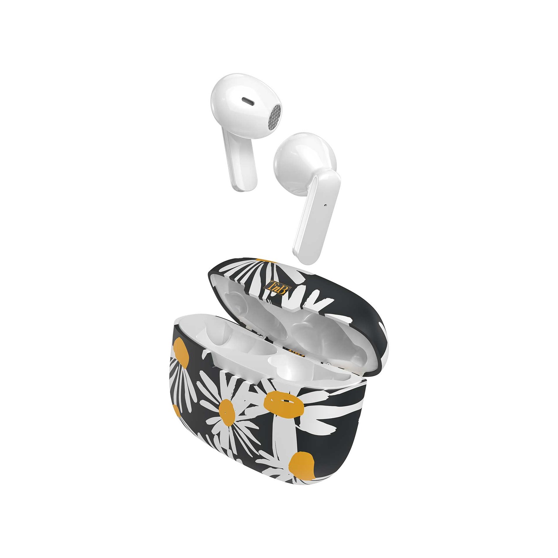 Headphones TNB Xclusiv Daisy, wireless, with charging case