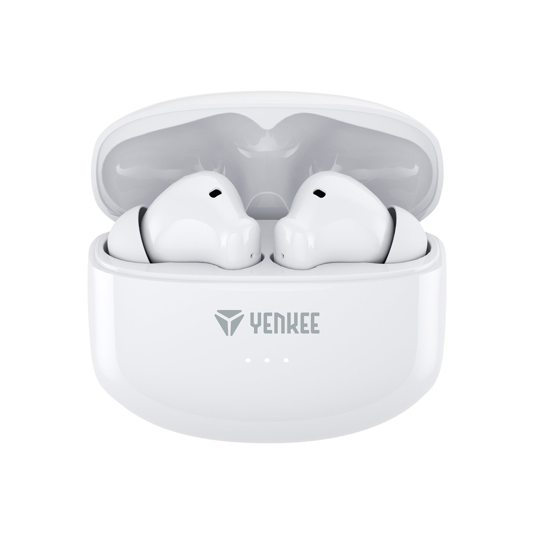 Headphones Yenkee YHP 08BT ANC, wireless, with charging case, USB, 98 dB, white
