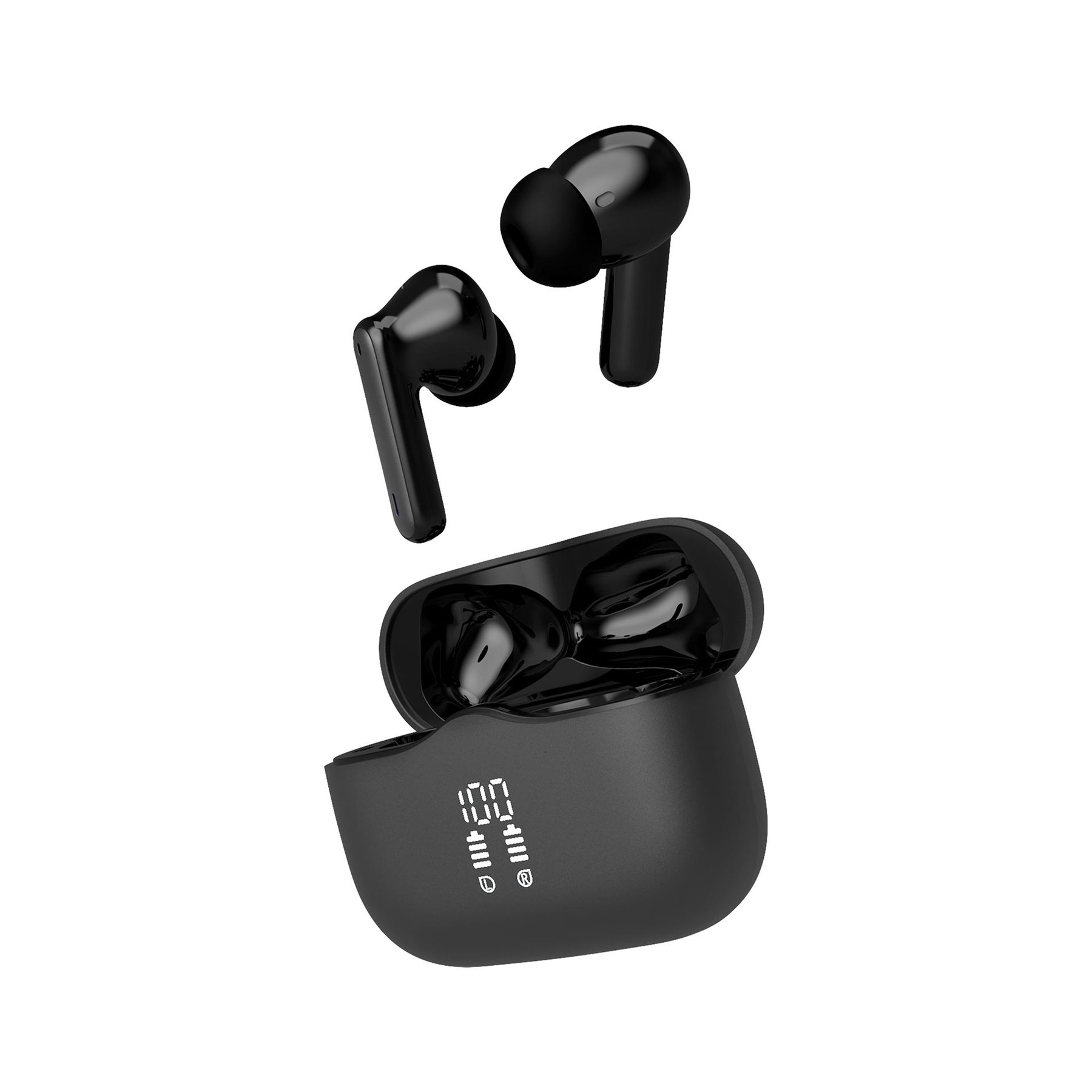 Headphones TNB Onyx Anc, Bluetooth, USB Type-C, 98 dB, black