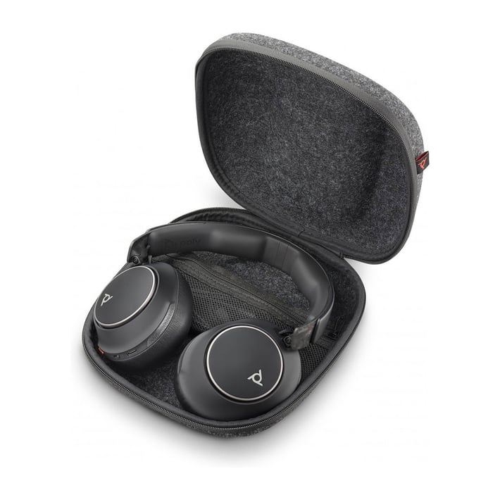 Слушалки HP Poly Voyager Surround 80 UC, USB Type-C + USB Type-C/Type-A адаптер