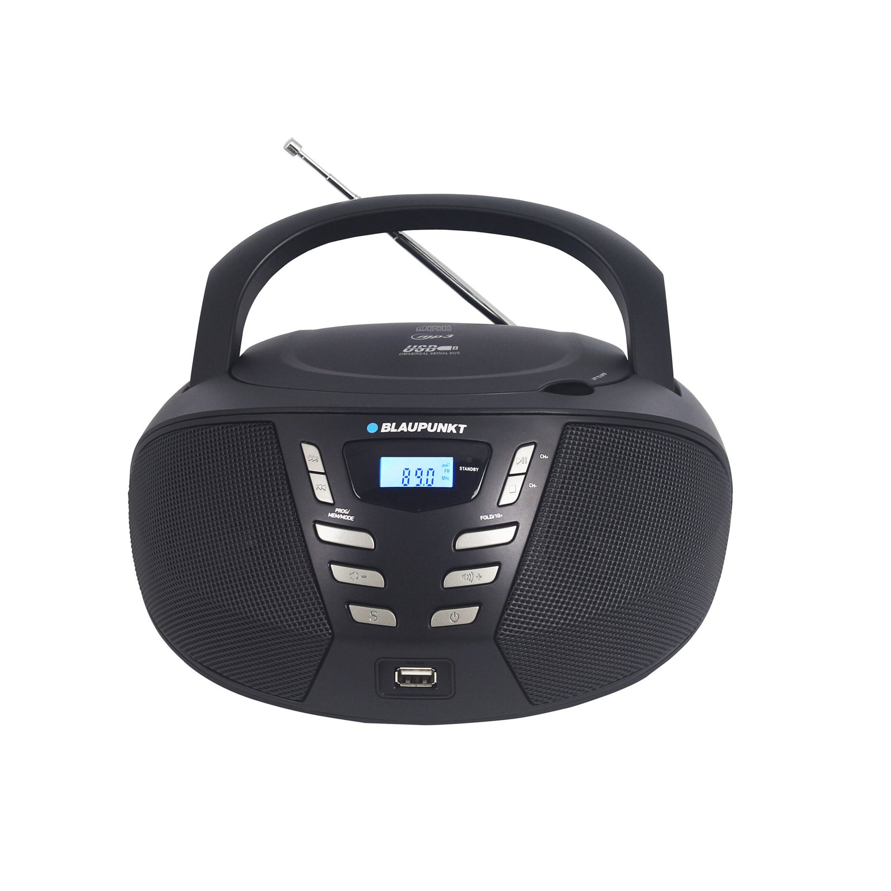 Radio cassette player Blaupunkt BB7BK, FM radio/CD/MP3/USB/AUX, black