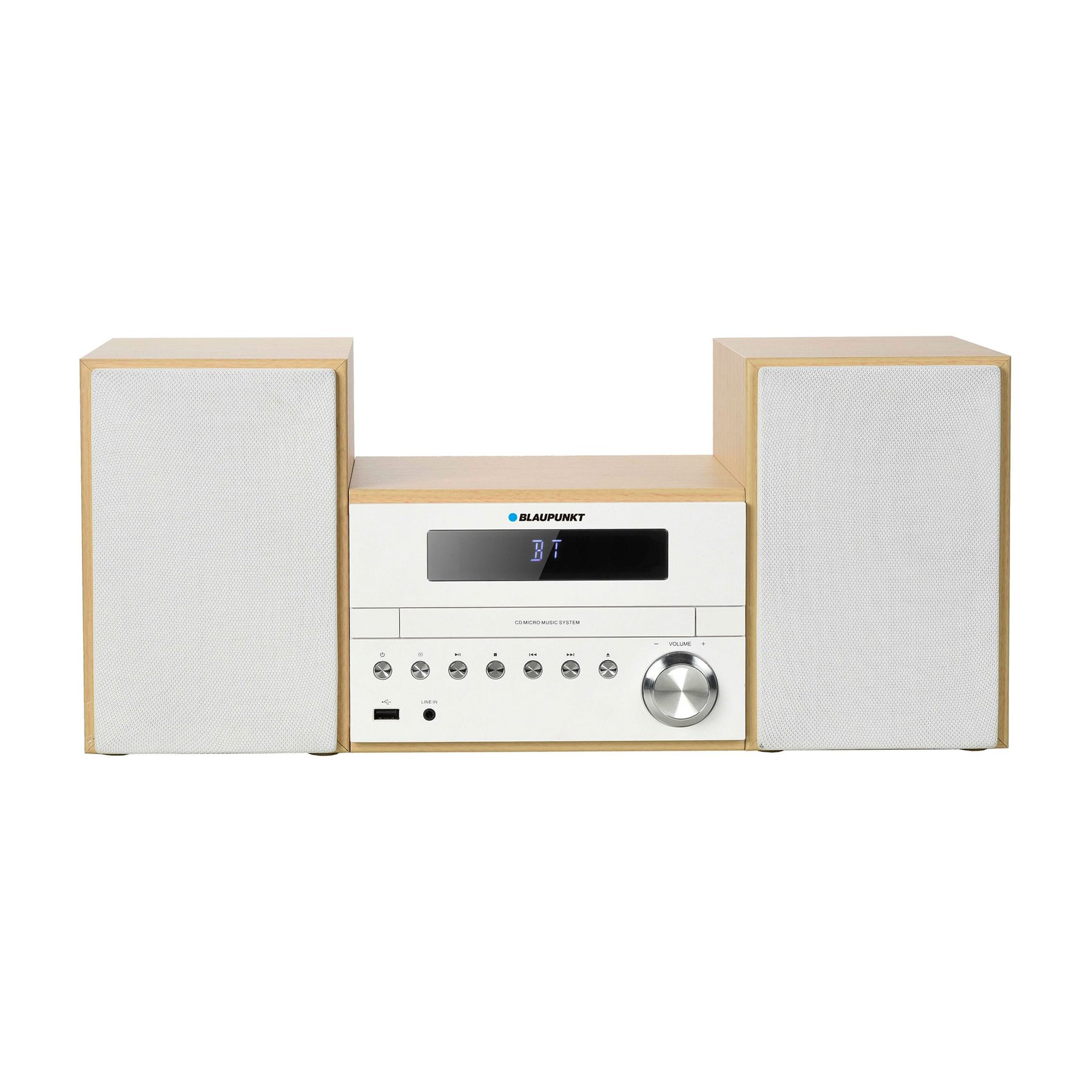 Audio system Blaupunkt MS45BT, with Bluetooth, CD/MP3/USB/AUX, with clock, 300 W