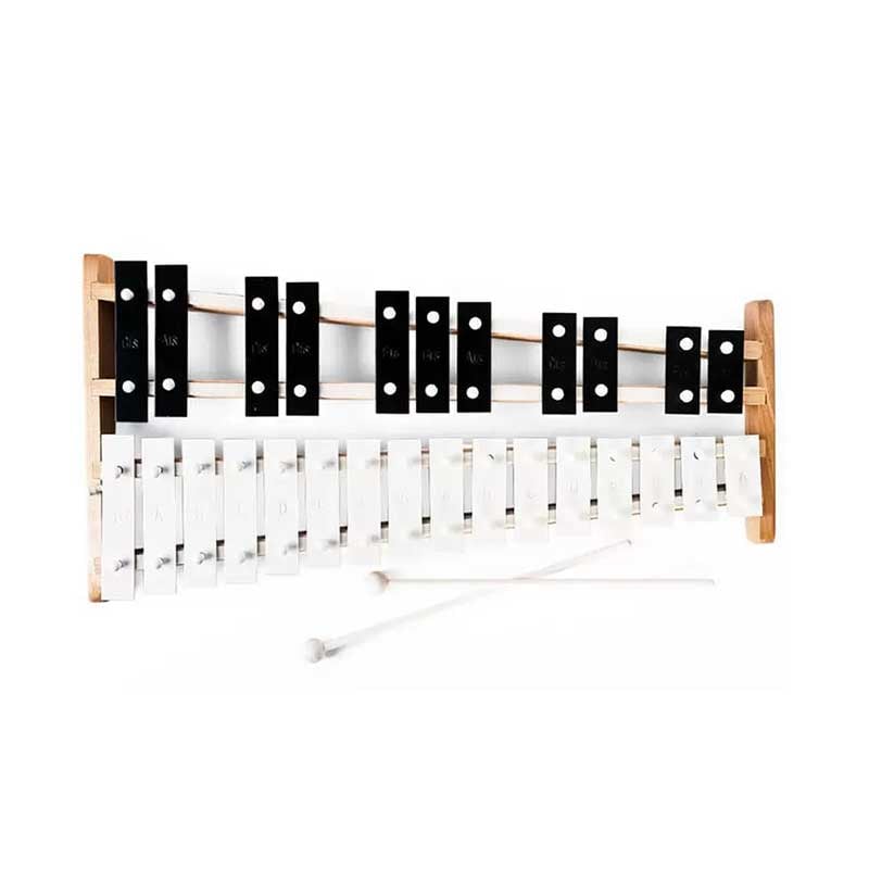 Xylophone Nowa Szkola, metal, with 27 tones, 42 x 24 cm