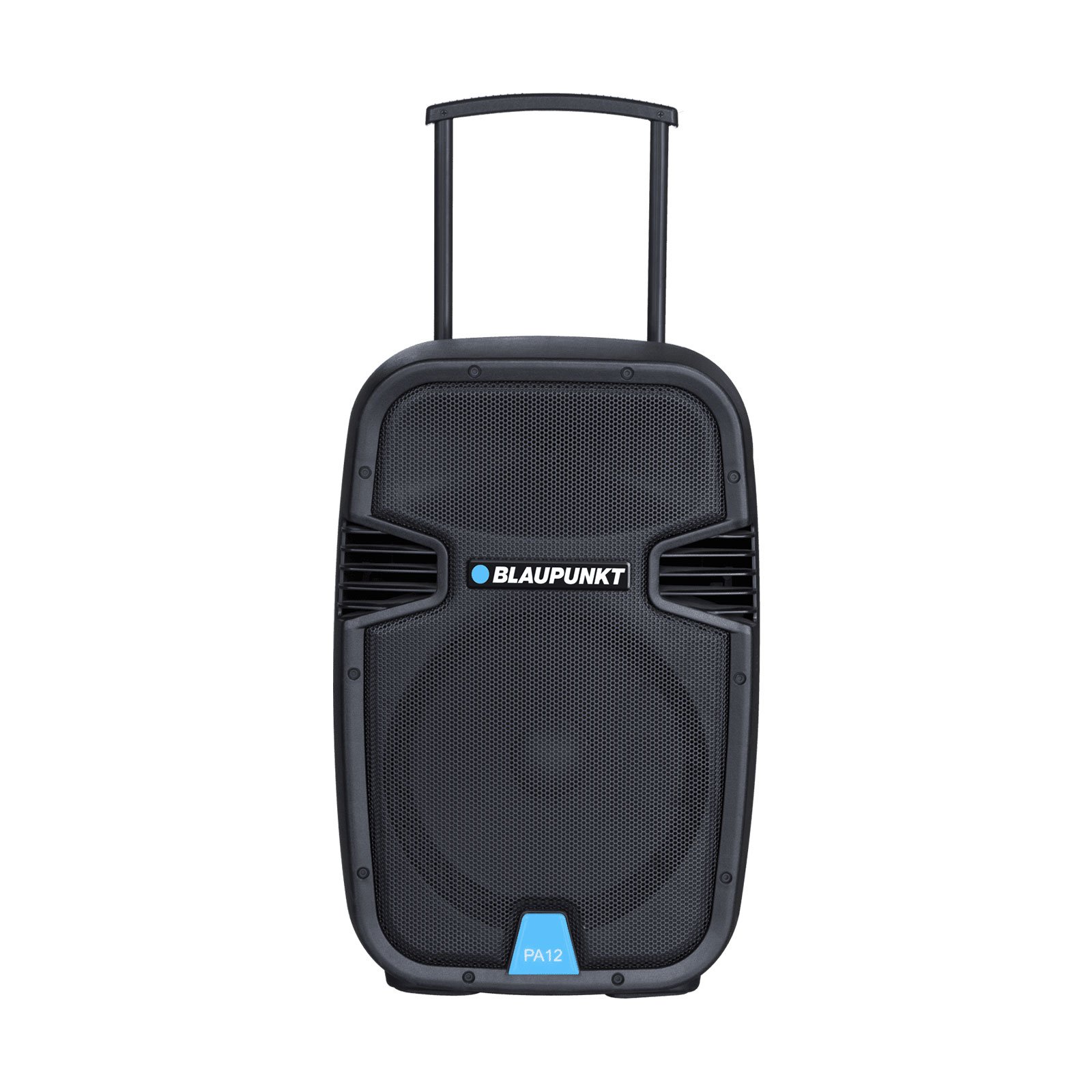 Speaker Blaupunkt PA12, karaoke, with Bluetooth, FM radio, USB/SD/AUX, 650 W, with 1 cable microphone, black