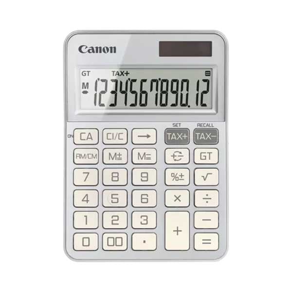 Desktop calculator Canon KS-125KB, 12-digit, silver