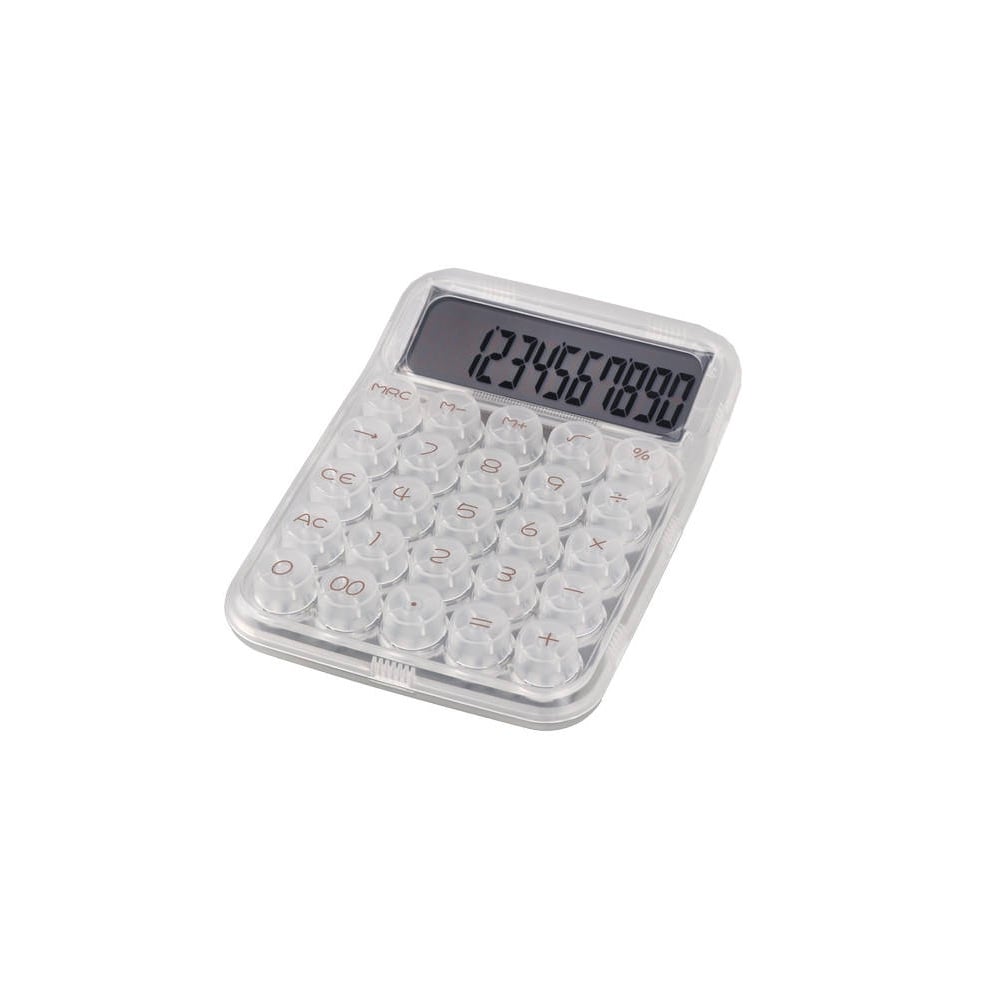 Statovac Cubitos 20 Calculator, 10-digit, transparent, assorted, 1 pc