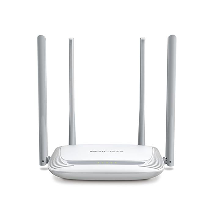 Router Mercusys MW325R N300, wireless, 4 antennas, 2.4 GHz, black