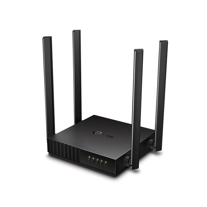 Рутер TP-Link Archer C54, AC1200, безжичен, 802.11, 4 Ethernet порта, черен