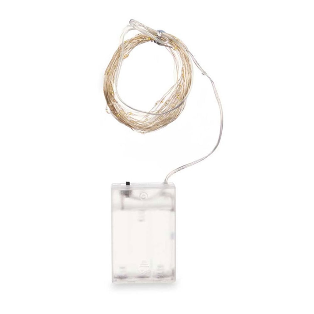 Лента Giftdecor, 50 топлобели LED диода, за вътрешна употреба