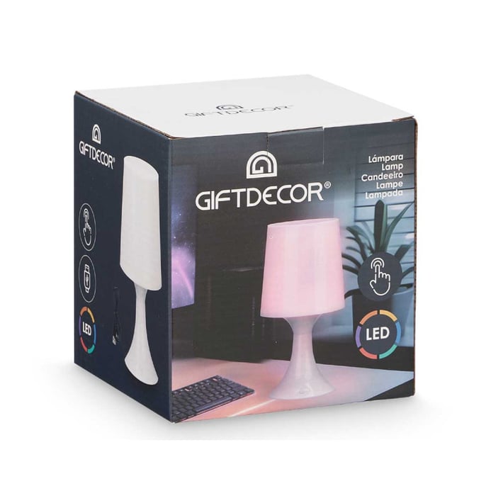 Настолна лампа Giftdecor, LED, RGB