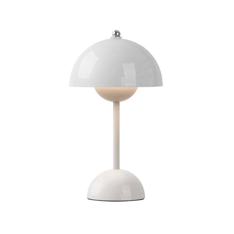 Desk lamp Giftdecor, mushroom shape, 1.5 W, white