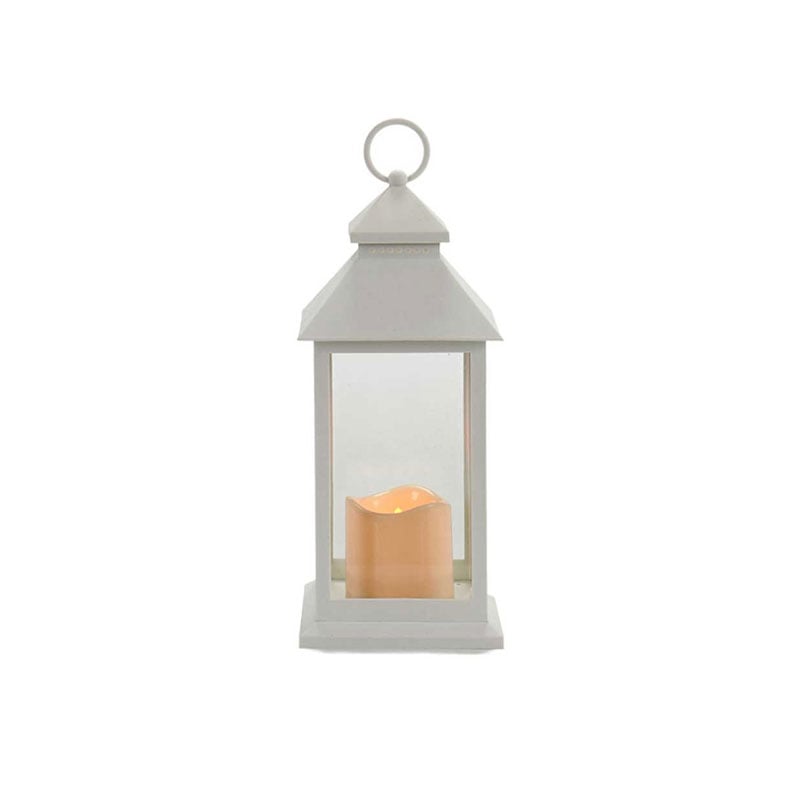 Lantern Giftdecor, large, plastic, LED, white