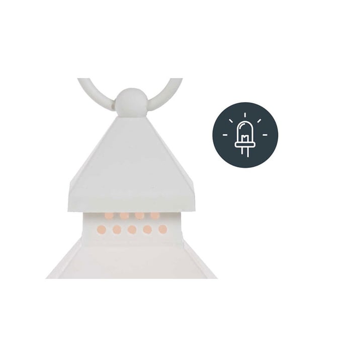 Фенер Giftdecor, малък, пластмасов, LED, асорти