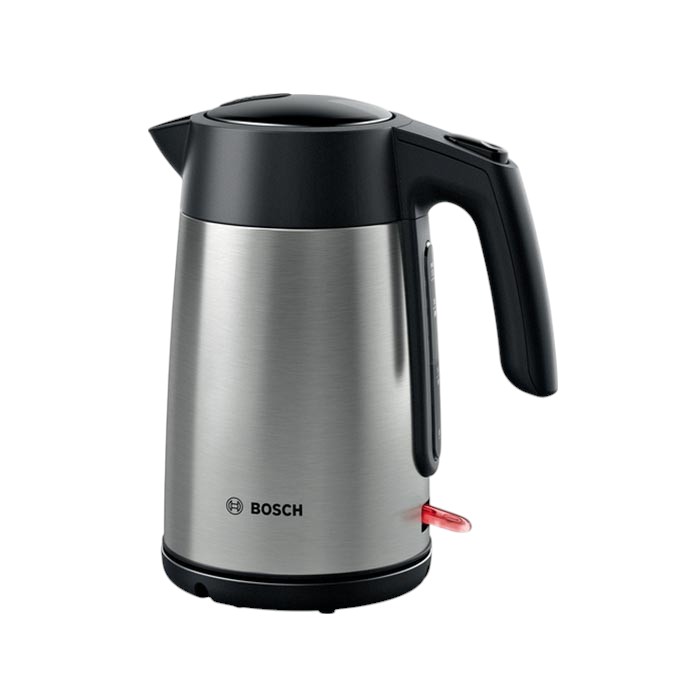 Electric kettle for water Bosch TWK7L460, 1.7 L, 2400 W, silver