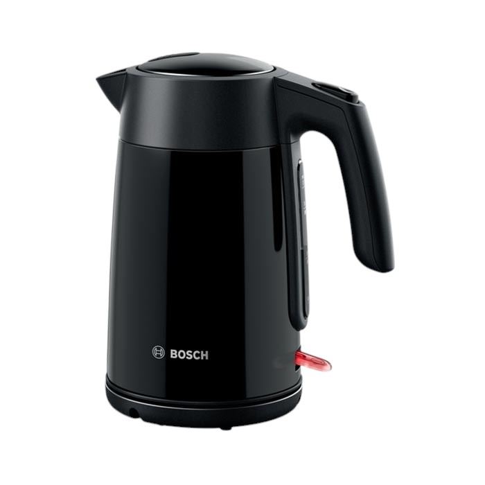 Electric kettle for water Bosch TWK7L463, 1.7 L, 2400 W, black
