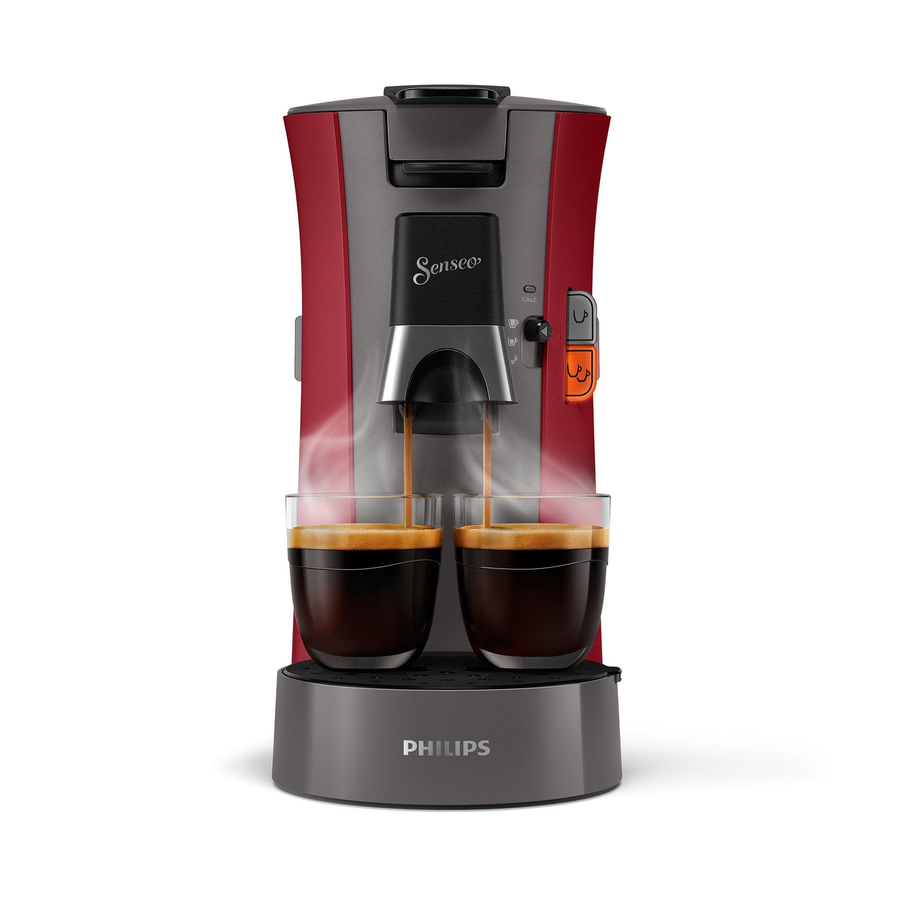 Coffee machine Senseo Select Deep CSA230/91, red