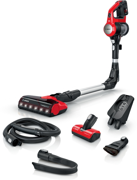 Vacuum cleaner Bosch Unlimited 7 ProAnimal BBS711ANM, cordless, red
