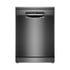 Съдомиялна машина Bosch SMS4EMC06E, свободностояща, серия 4, със защита от отпечатъци, за 14 комплекта, 60 cm, черен инокс