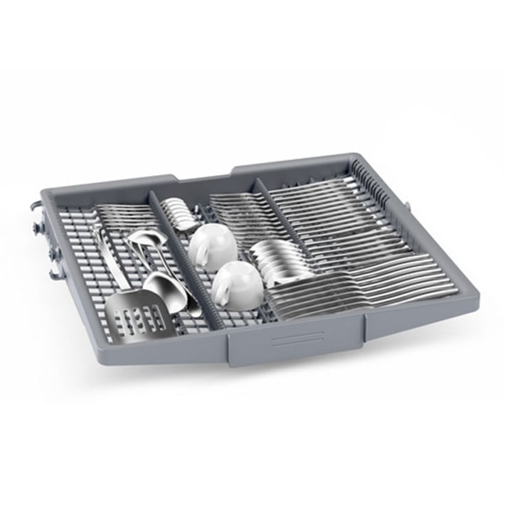 Съдомиялна машина Bosch SMS4EMC06E, свободностояща, серия 4, със защита от отпечатъци, за 14 комплекта, 60 cm, черен инокс