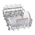 Съдомиялна машина Bosch SPV6EMX03E, за вграждане, серия 6, за 10 комплекта, 45 cm