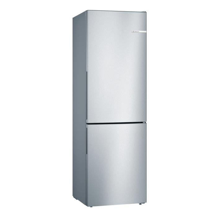 Refrigerator Bosch KGV36VLEA, with freezer, series 4, 308 L, stainless steel