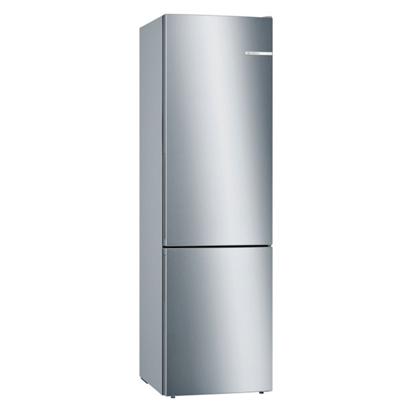 Bosch KGE39AICA Refrigerator, Series 6, with Freezer, 343 L, 201 cm, Inox