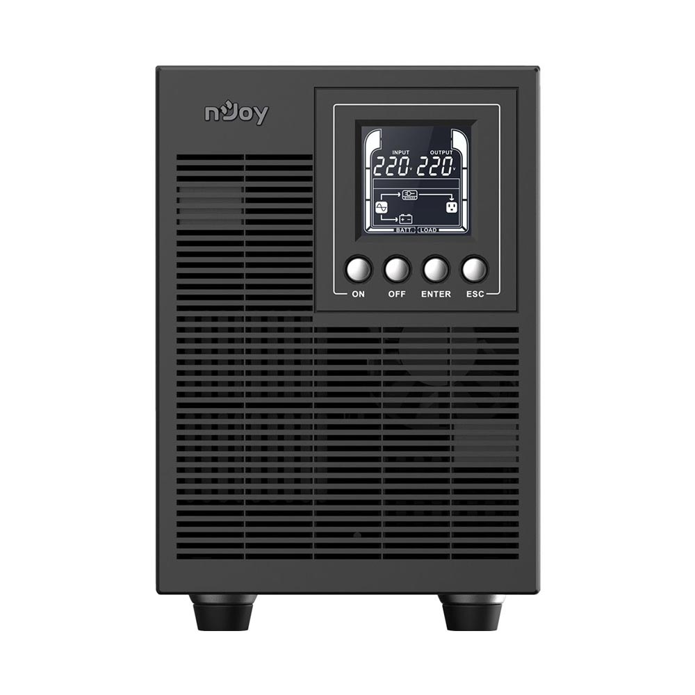 Uninterruptible power supply device UPS nJoy Echo Pro 2000, On-line, 2000VA, 1600W, 4 hours, LCD