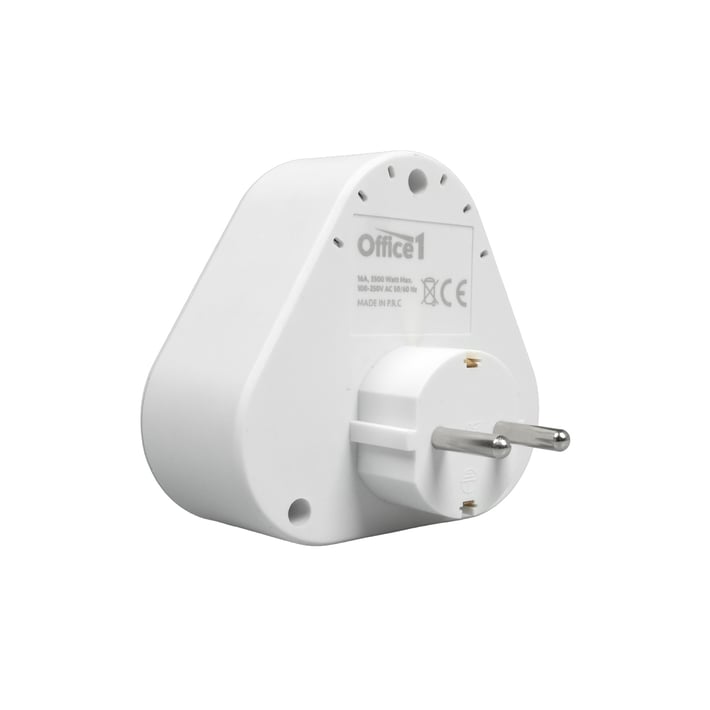 OFFICE 1 SWITCH 2-POLE SHUKO C USB-A AND USB-C