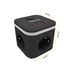 Разклонител Fellowes Ampra Power Cube, шуко, 3 гнезда, 1 USB Type-A, 2 USB Type-C, черен