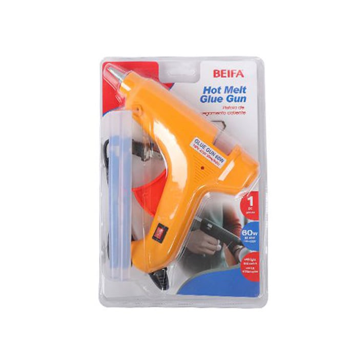 Beifa Hot Glue Gun UK25, 60 W, 11 mm, with 2 glue sticks