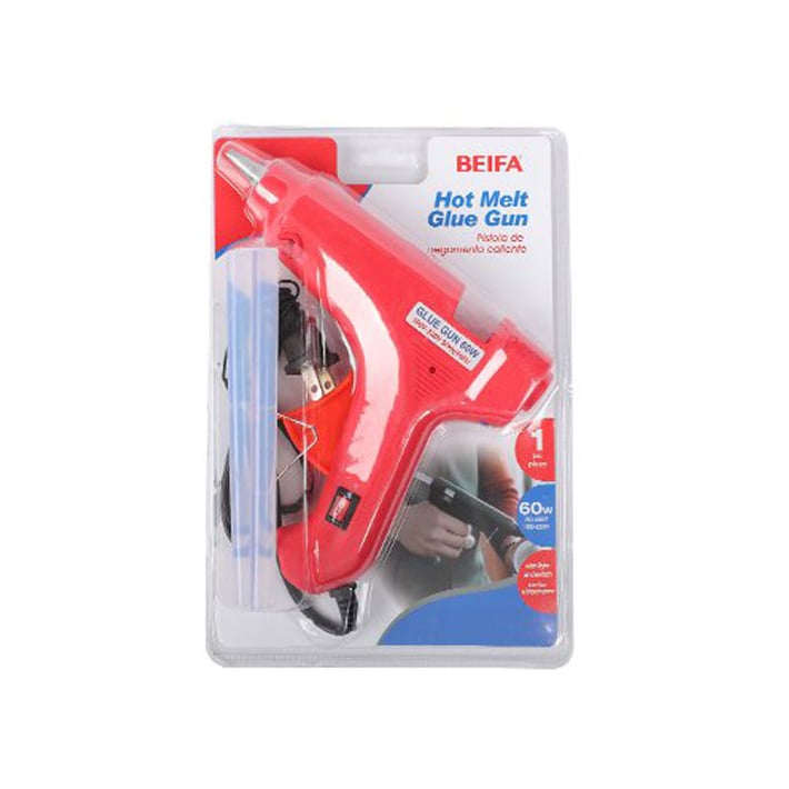 Beifa Hot Glue Gun UK25, 60 W, 11 mm, with 2 glue sticks