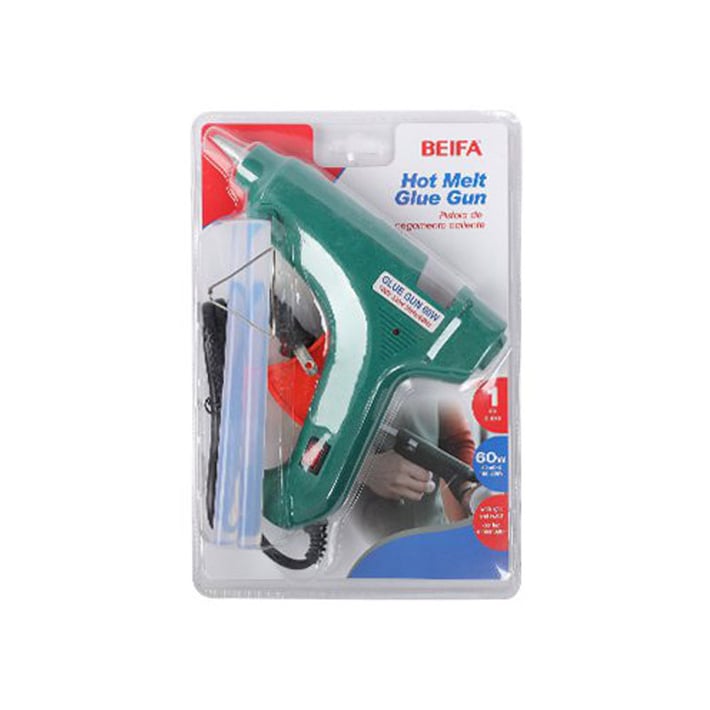 Beifa Hot Glue Gun UK25, 60 W, 11 mm, with 2 glue sticks
