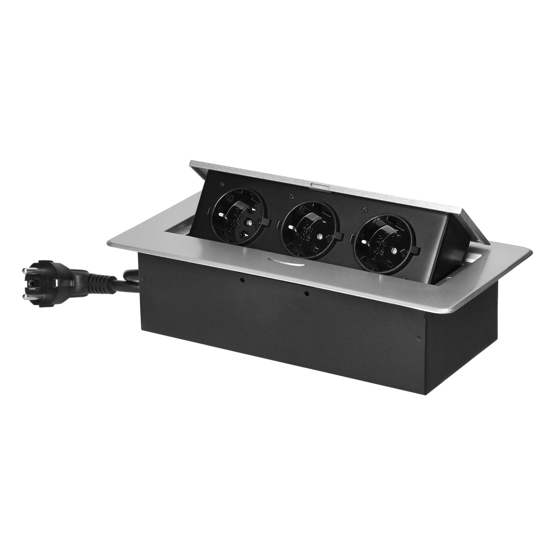Furniture box Orno, for building in, 3xP+E, gray