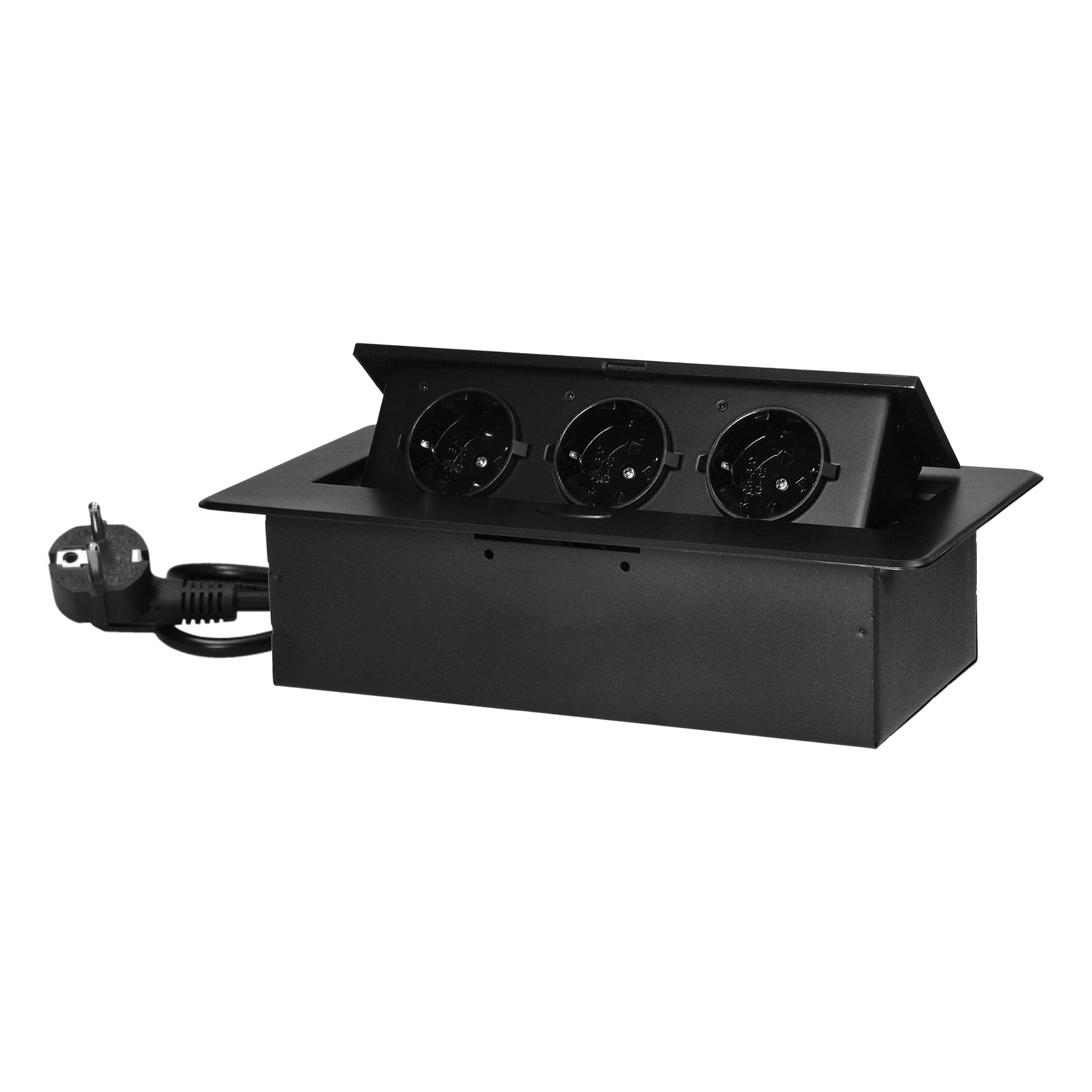 Furniture box Orno, for building in, 3xP+E, black