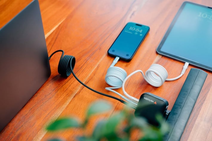 Кабел Verbatim Sync & Charge, магнитен, USB Type-C към USB Type-C, 60 W, 120 cm, сив