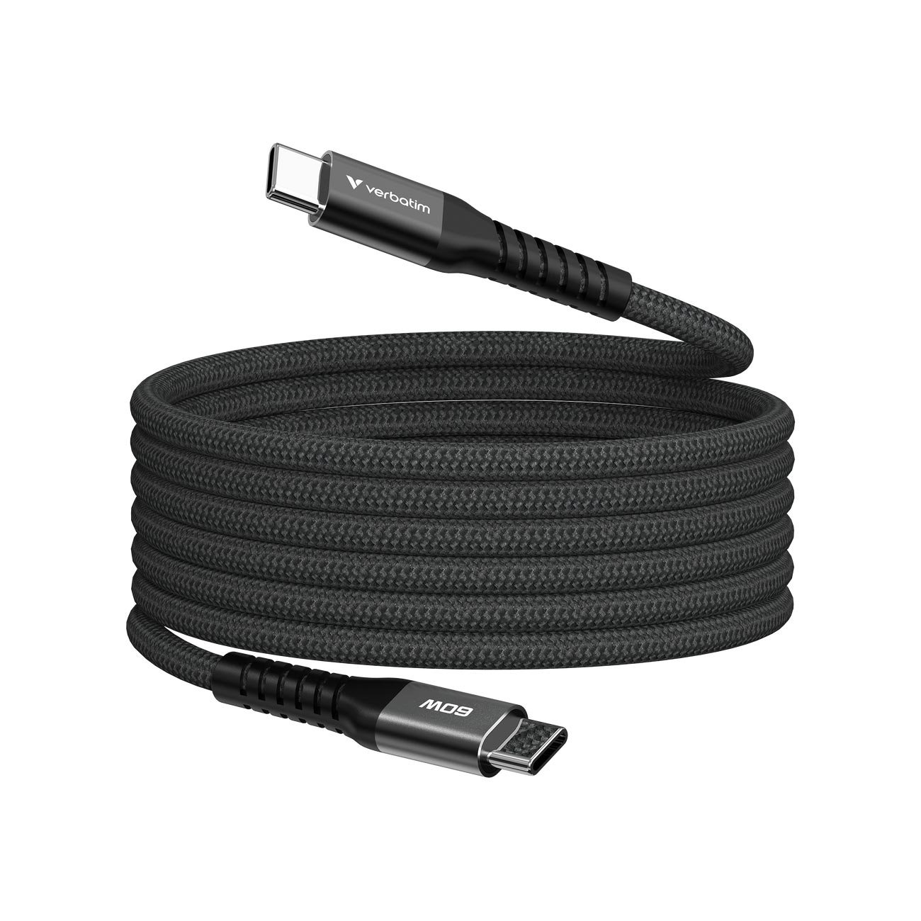 Cable Verbatim Sync & Charge, magnetic, USB Type-C to USB Type-C, 60 W, 120 cm, black