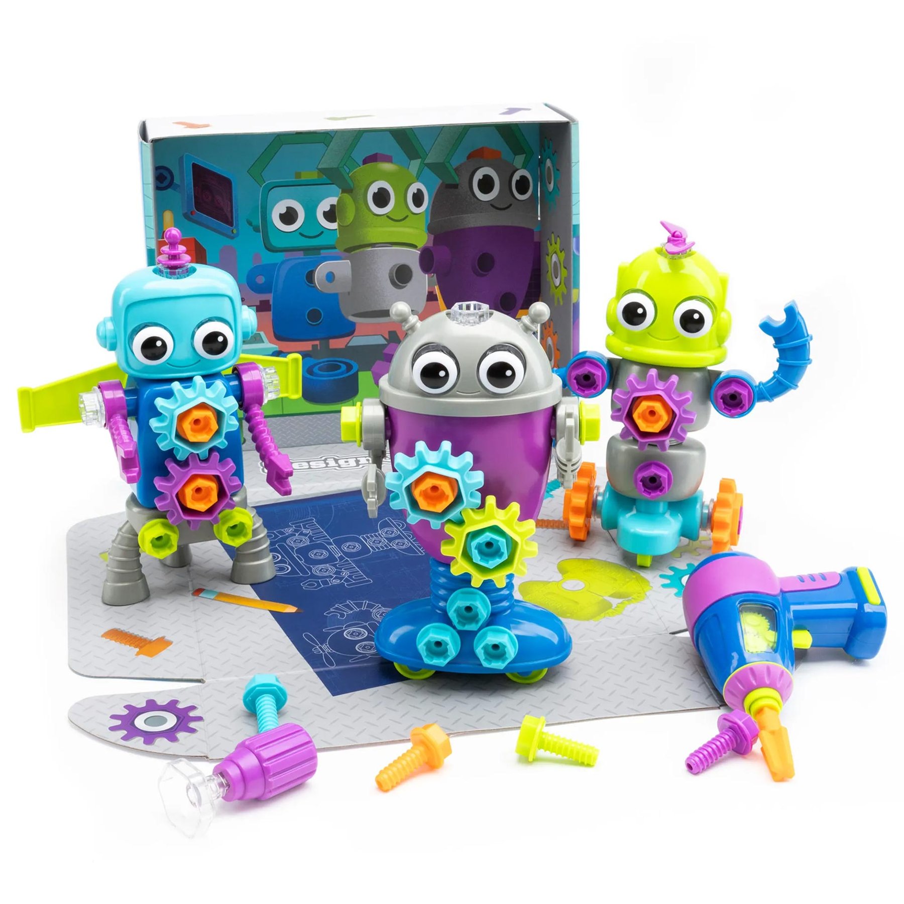 Workshop about robots Learning Resources, batteries AA