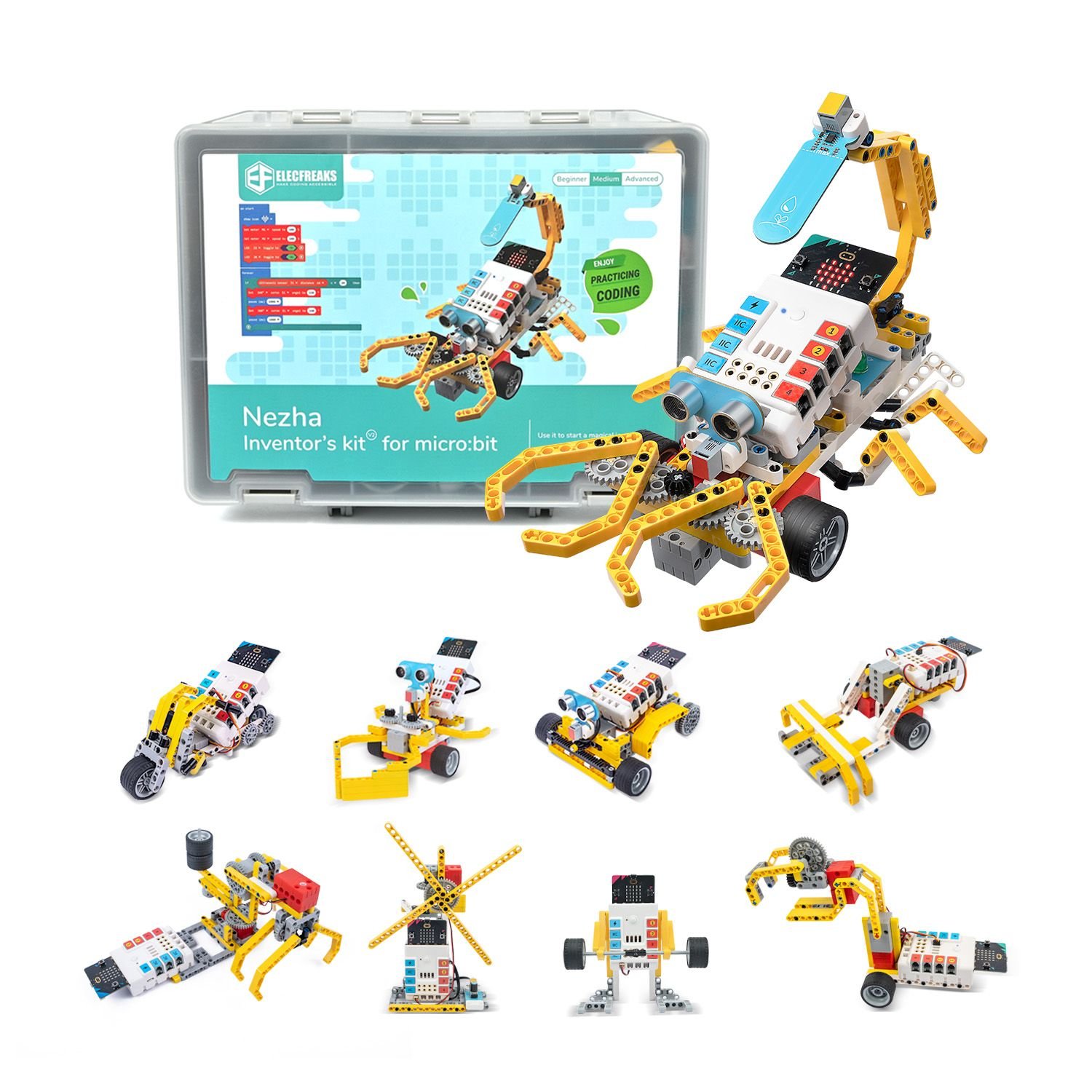 Kit Inventor Elecfreaks EF08288 V2, for Micro:Bit