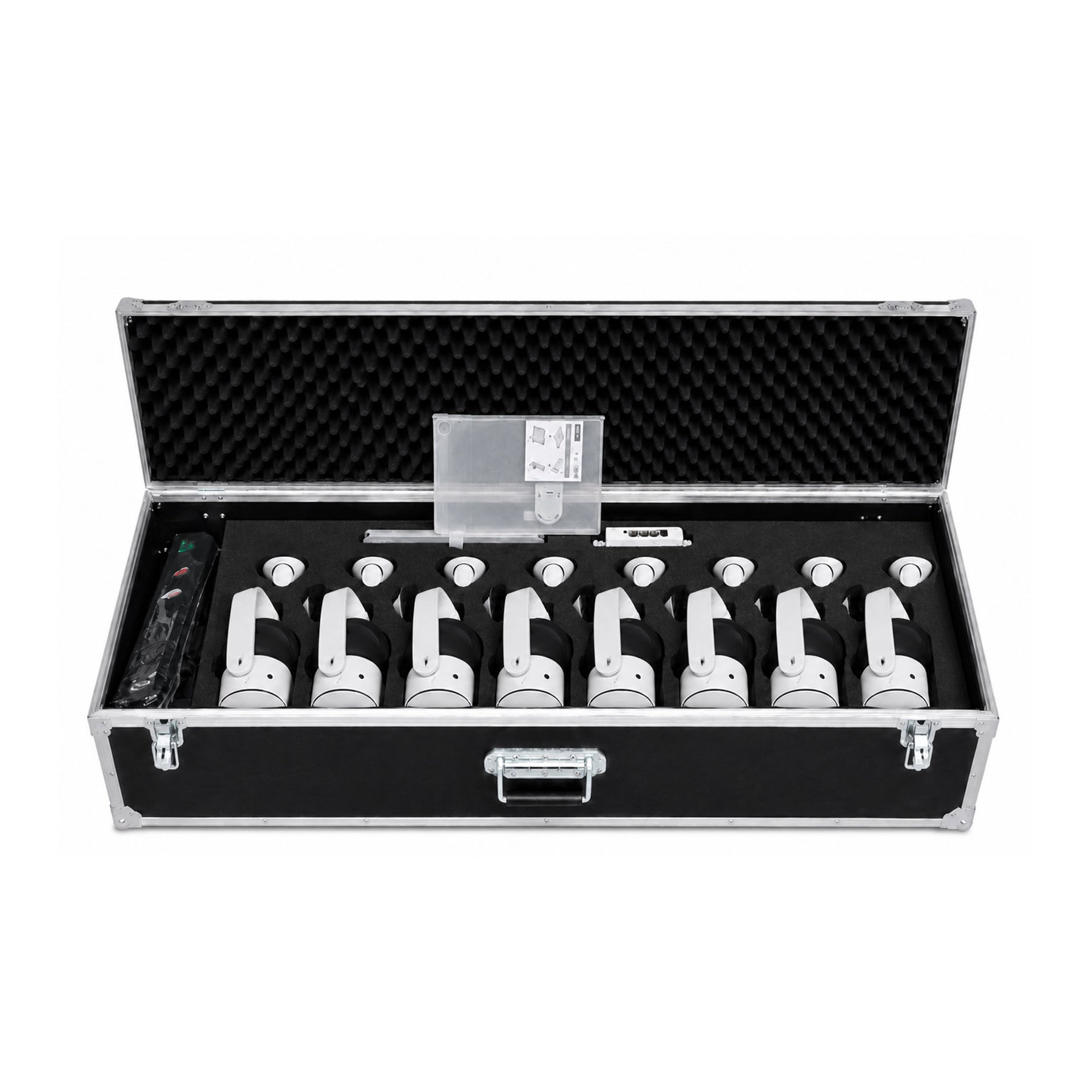 VR Kit with 8 devices, in a transport case