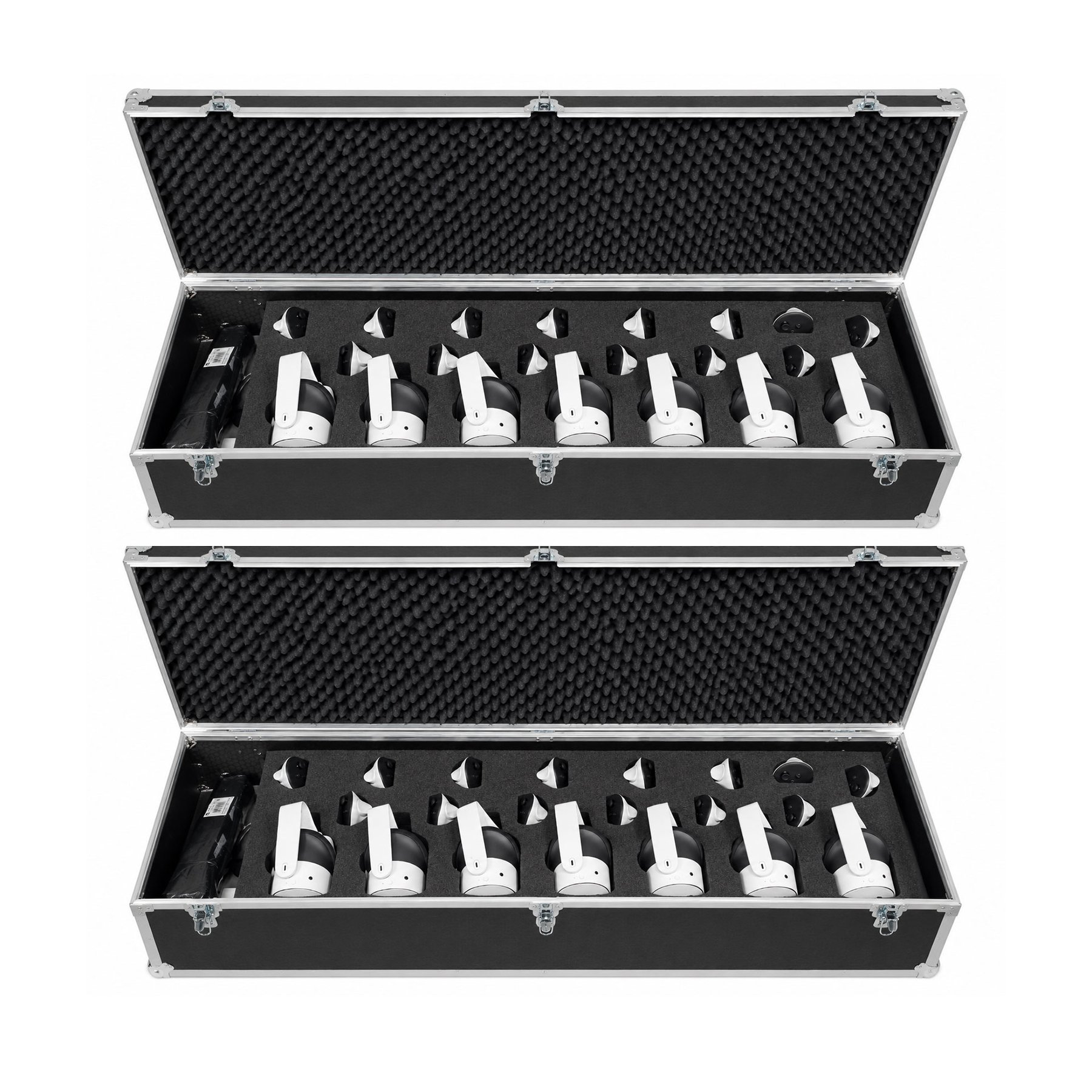 VR Kit with 30 devices, in a transport case
