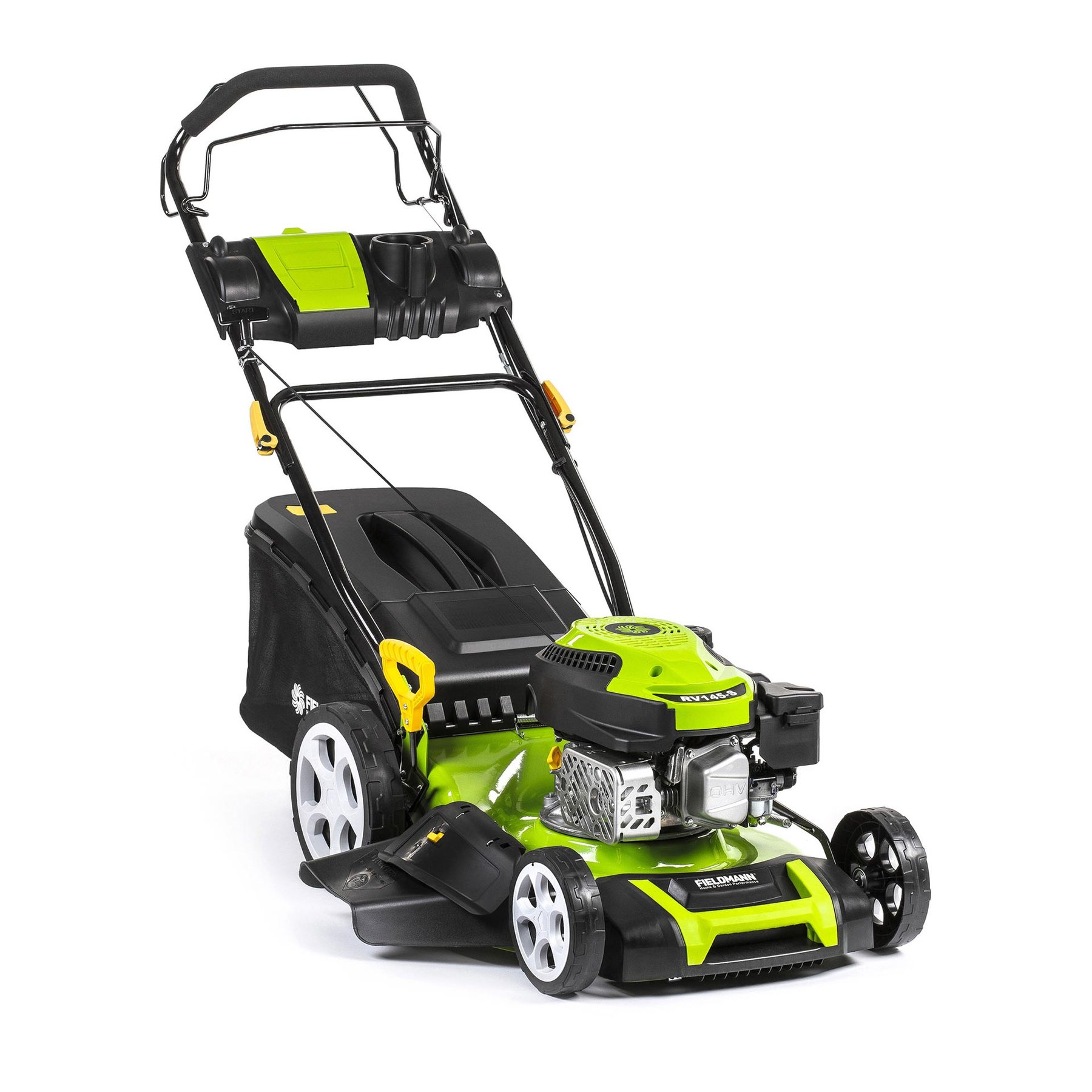 Lawn mower for grass Fieldmann FZR 4616-144B, petrol