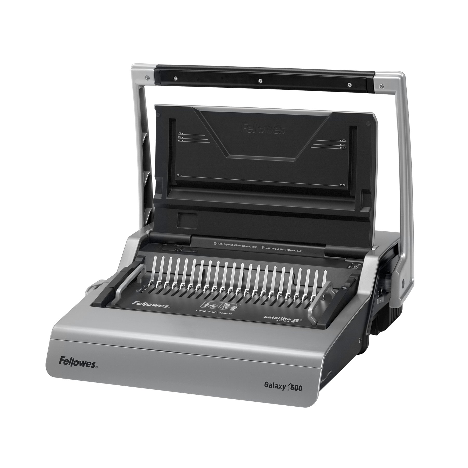 Fellowes Galaxy binding machine, manual, with plastic spiral, A4, up to 500 sheets