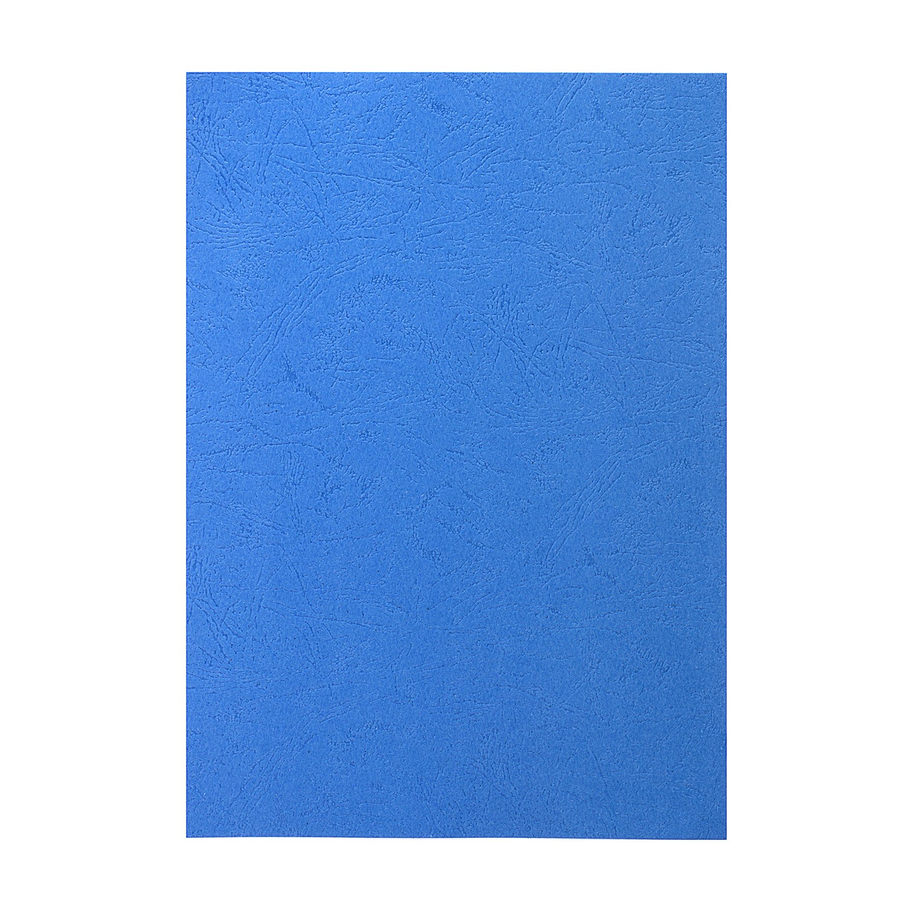 Top Office Binding cover, cardboard, A4, leather pattern, 210 g/m2, blue, 10 pieces