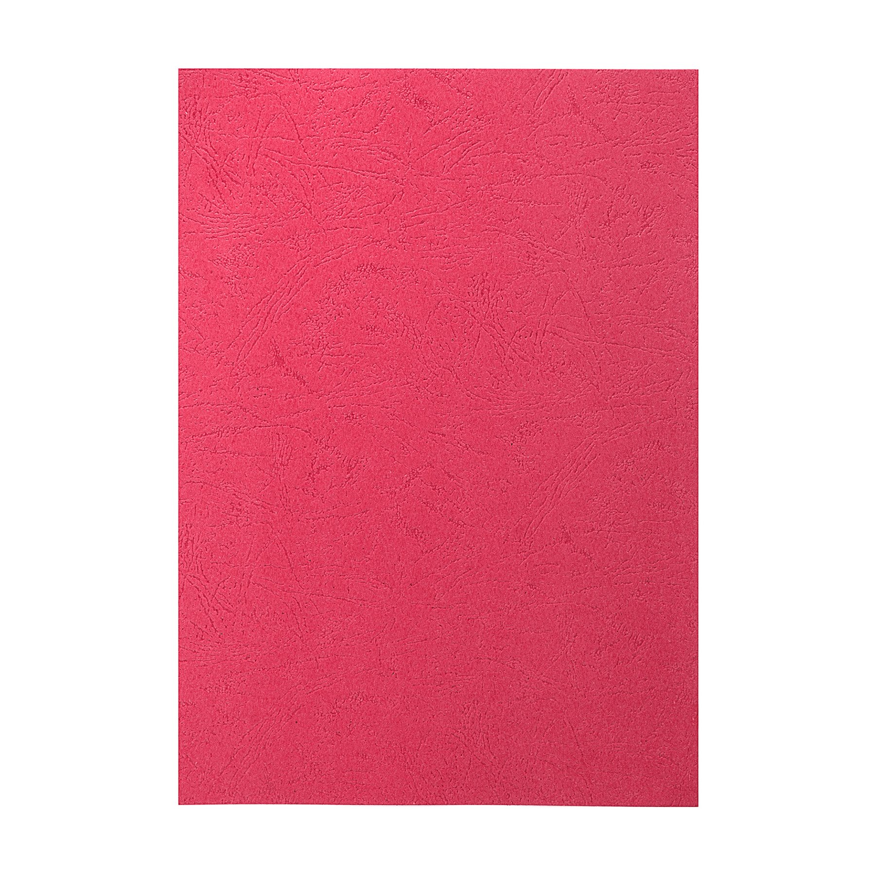 Top Office Binding Cover, cardboard, A4, leather design, 210 g/m2, red, 100 pcs