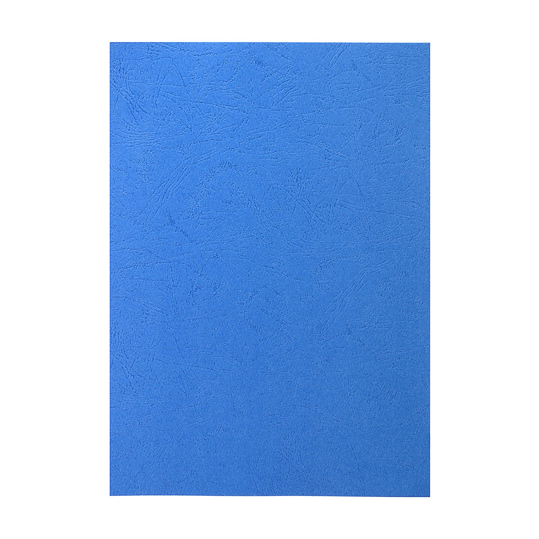 Top Office Binding cover, cardboard, A4, leather design, 210 g/m2, blue, 100 pieces